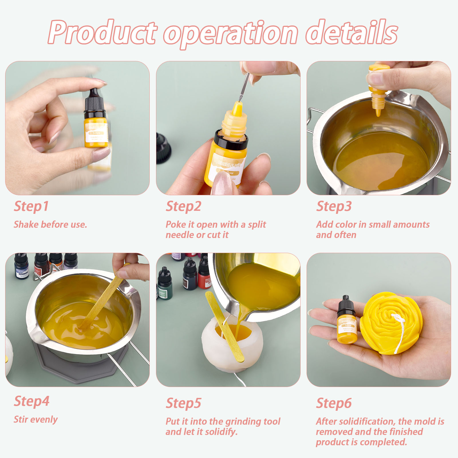 5 мл/бутылка, воск для свечей, – обзор и цена Soap Making Ingredient